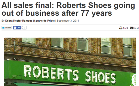 Roberts-shoes-out-of-business