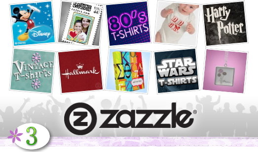 Zazzle- print on demand website