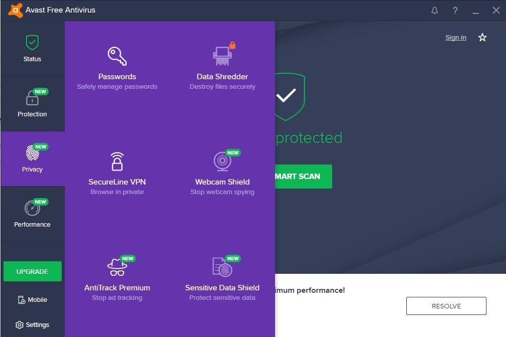 avast free vpn