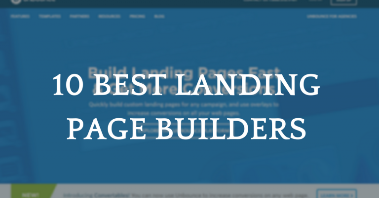 The 10 Best Landing Page Builder Software Reviews