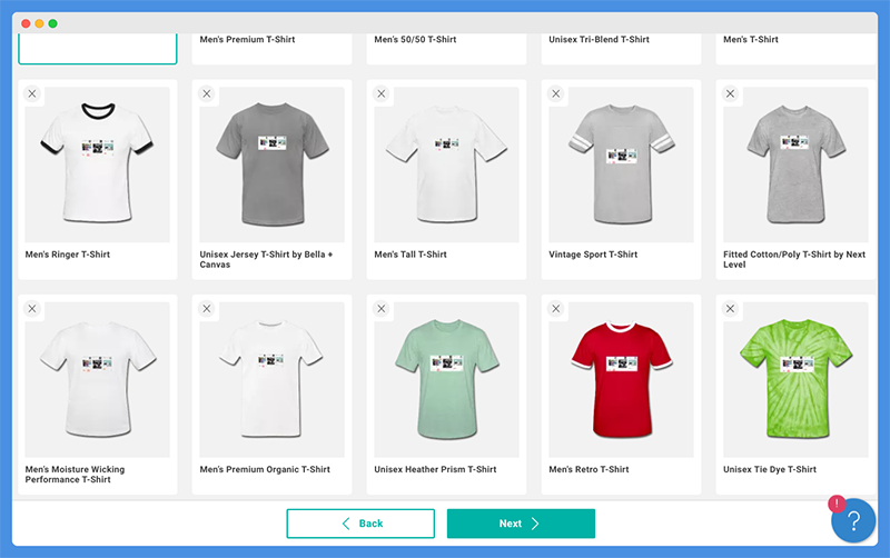 teespring or spreadshirt