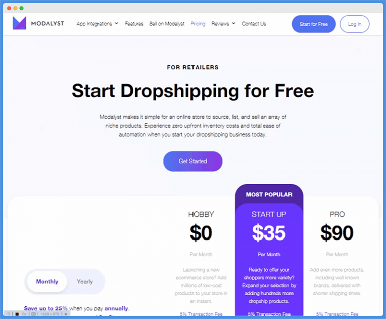 Modalyst Review & Pricing