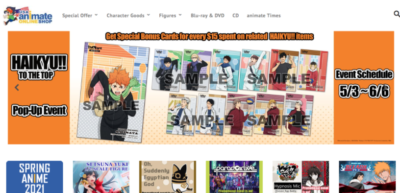 My Anime Shop, Online Shop