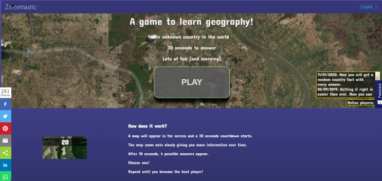 Check out: GeoGuessr, the Google Maps game – Wondermark