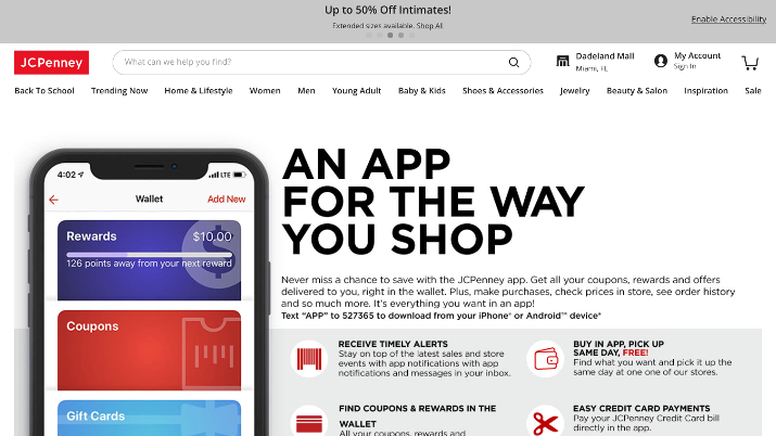 How to Use The JCPenney App